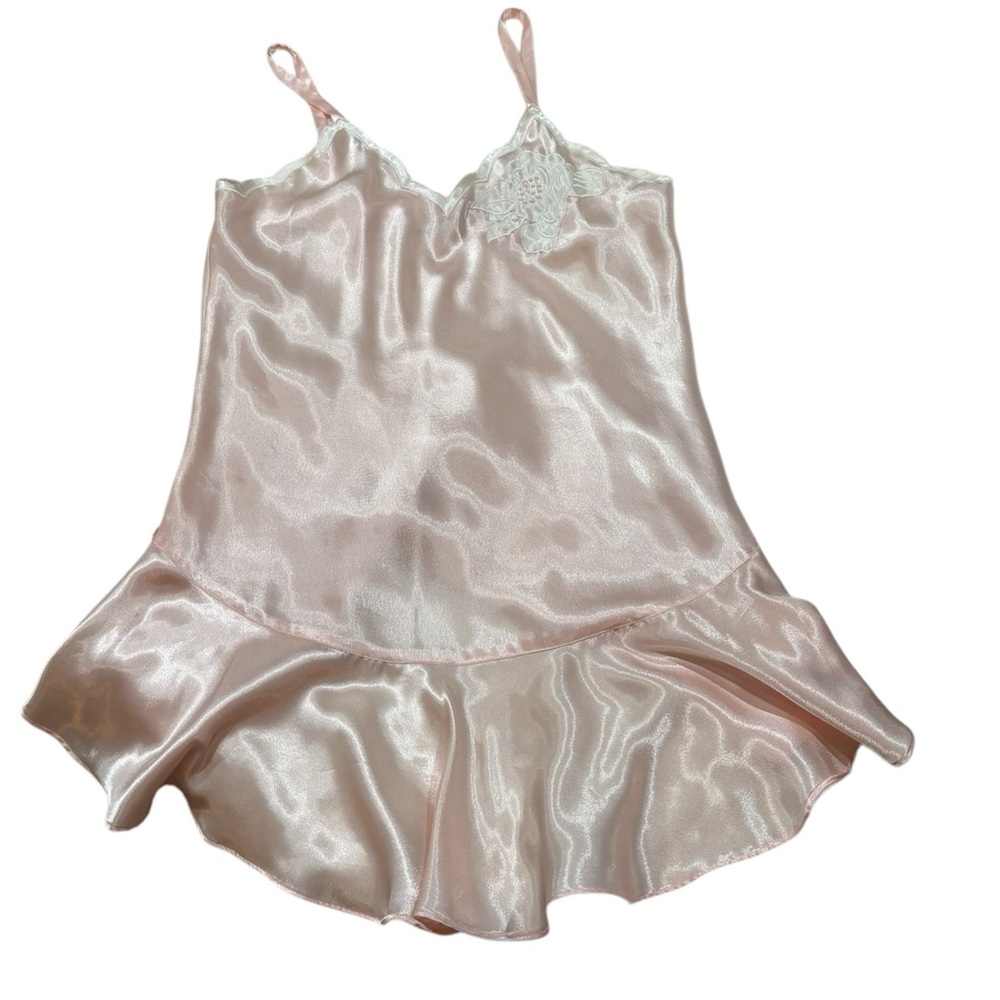 Victoria’s Secret Satin embroidered chemise size M